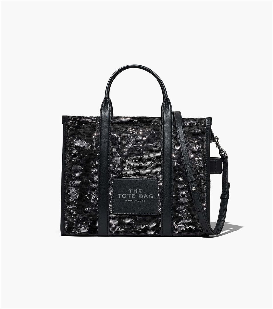 Marc Jacobs Leather Tote Bag Medium Size Colour Black