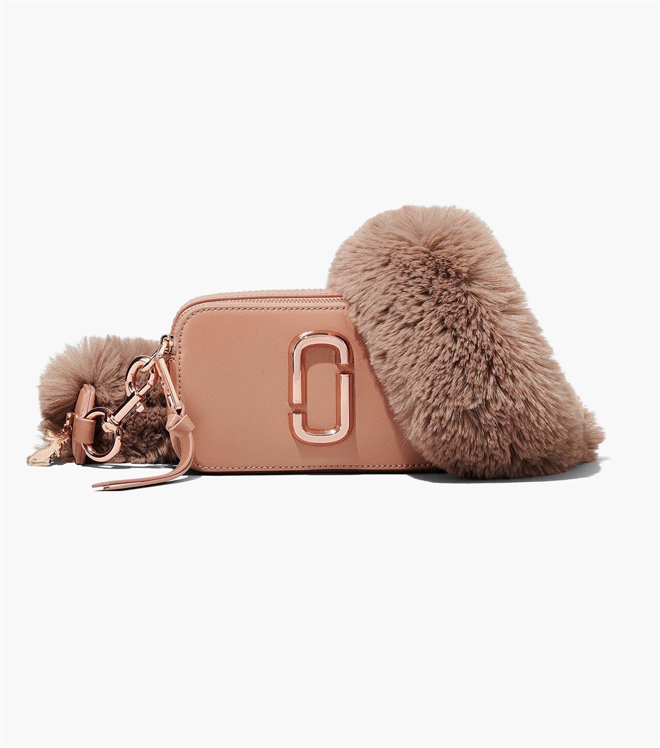 Marc Jacobs Grey Teddy 'The Snapshot' Bag